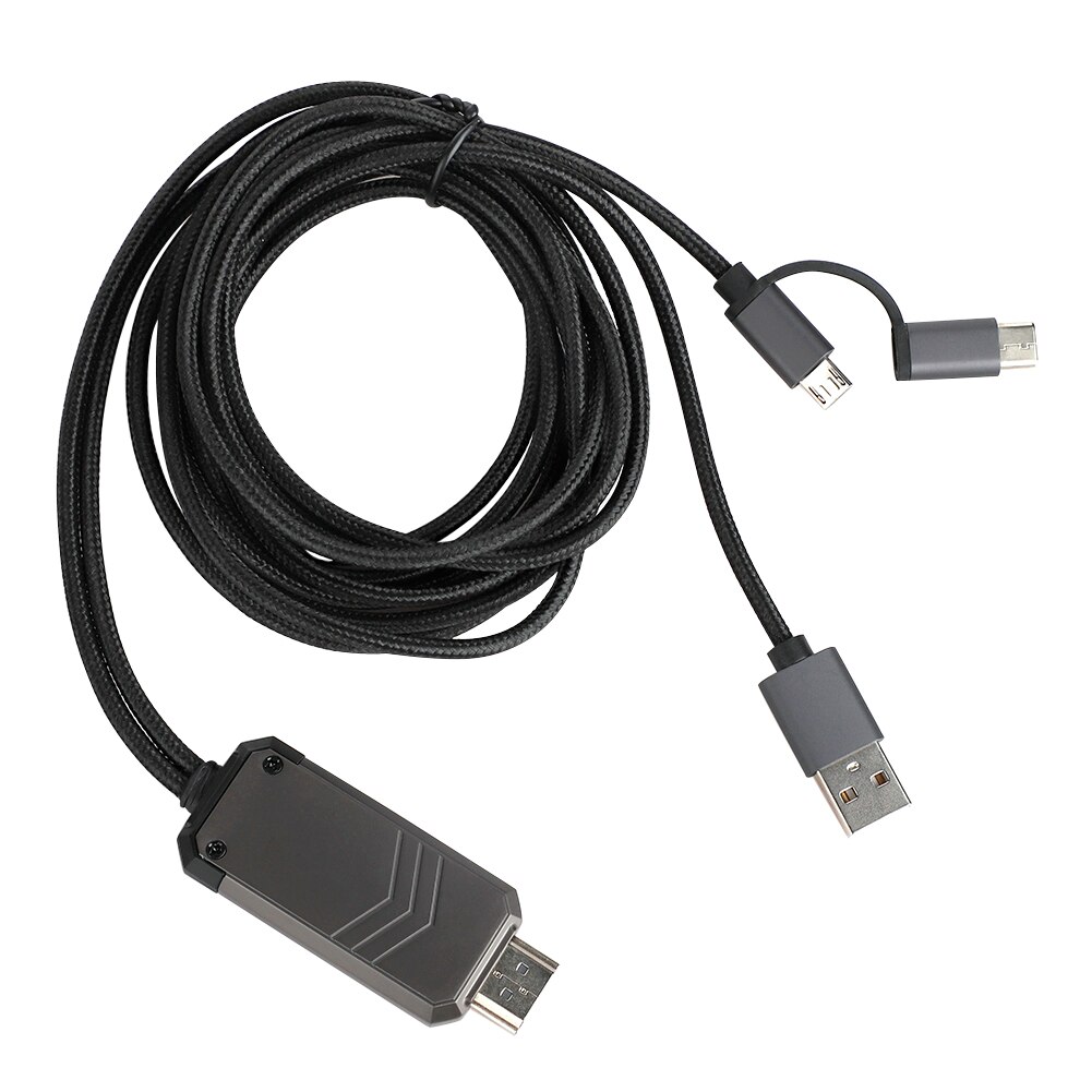 Usb-tyyppi c/micro usb-hdmi-kaapelisovitin android-puhelimeen televisioon projektori näyttö 1080p hdtv-peilaus latauslinja