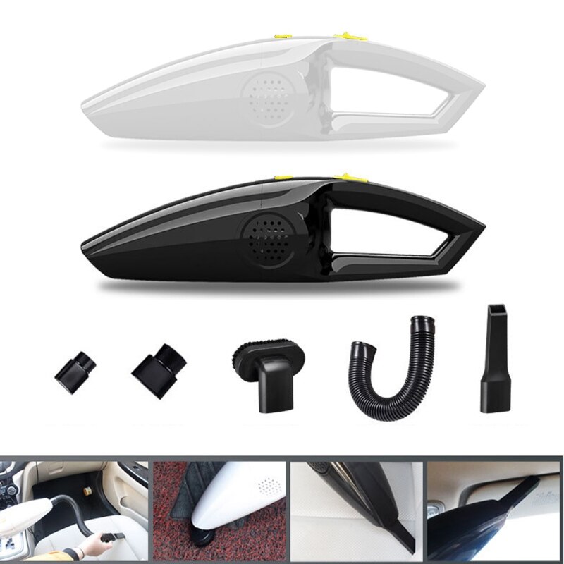 Portable Vacuum Cleaner Wired/Wireless Car Vacuum Cleaner Car Cordless Mini Hand Y4UA
