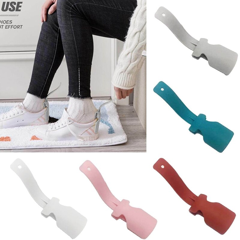 2Pcs Lazy Unisex Slijtage Schoen Hoorn Helper Schoenlepel Op En Schoen Stevige Slip Aid