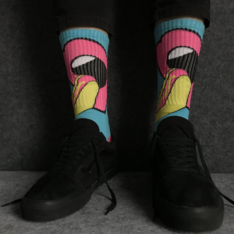 Hip Hop medias de patinaje hombres GOST Buster alienígena Ddragon nuevos calcetines Streetwear baloncesto Sokken