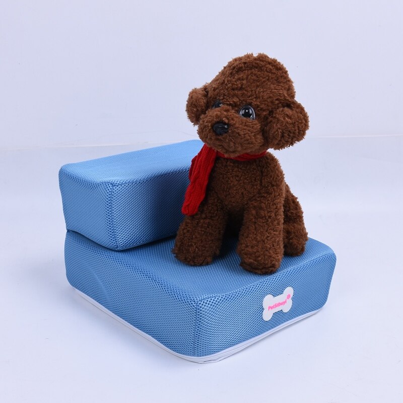 Dog Stairs Pet Stairs Removable Puppy Dogs Bed Stairs Dog House Anti-slip Small Pet 2 Steps Ladder for Puppy Cat Pet Supplies