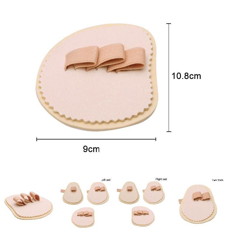 Pedifix Toes Straightener Pad Budin Splint Hammer Toe Corrector Set Overlapping For Right Foot Toe Splint Protector Insoles