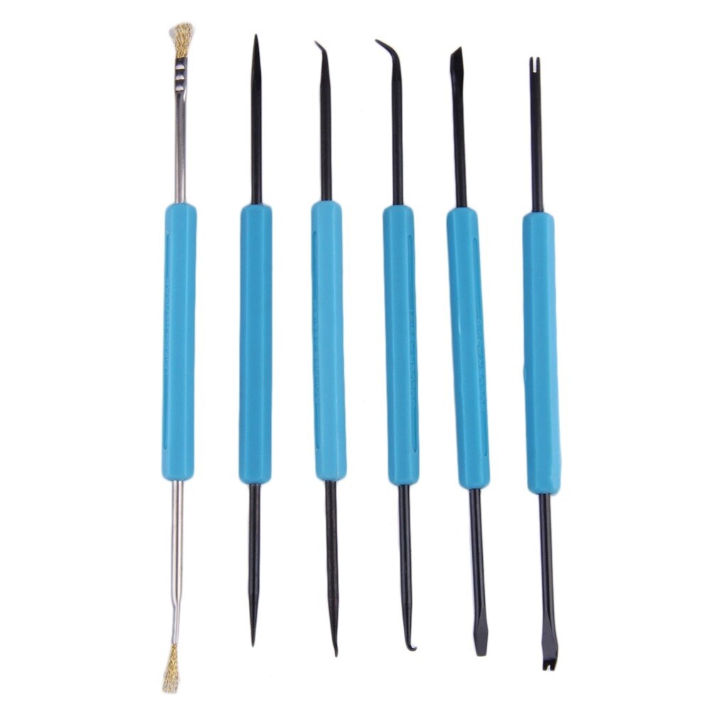 6 in1 Solder Assist Solderen Supplies Desolderen Printplaat Solderen Aids Tool Set Educatieve Apparatuur