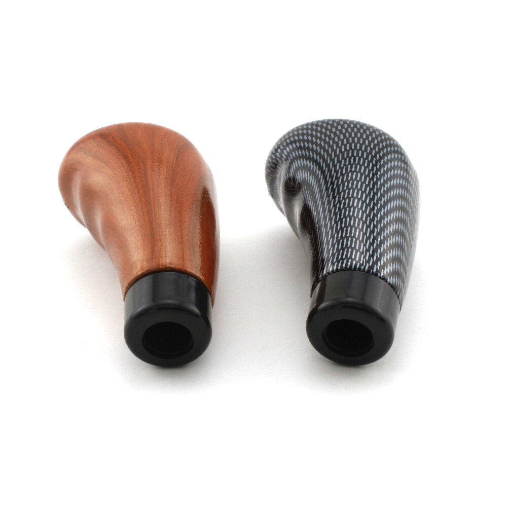 Racing Auto Shift Knob Universal Car Manual Gear Shifter Lever Stick ABS Material Peach Wood Style Carbon Fiber Look