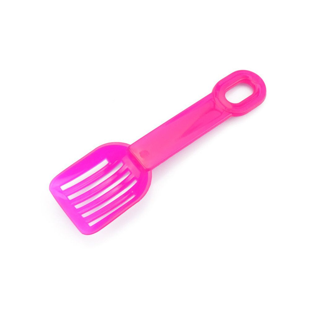 Pala para arena de gato, pala para mascotas pequeñas, herramienta de limpieza para hámster, Totoro, 1 ud.,: Rose Red