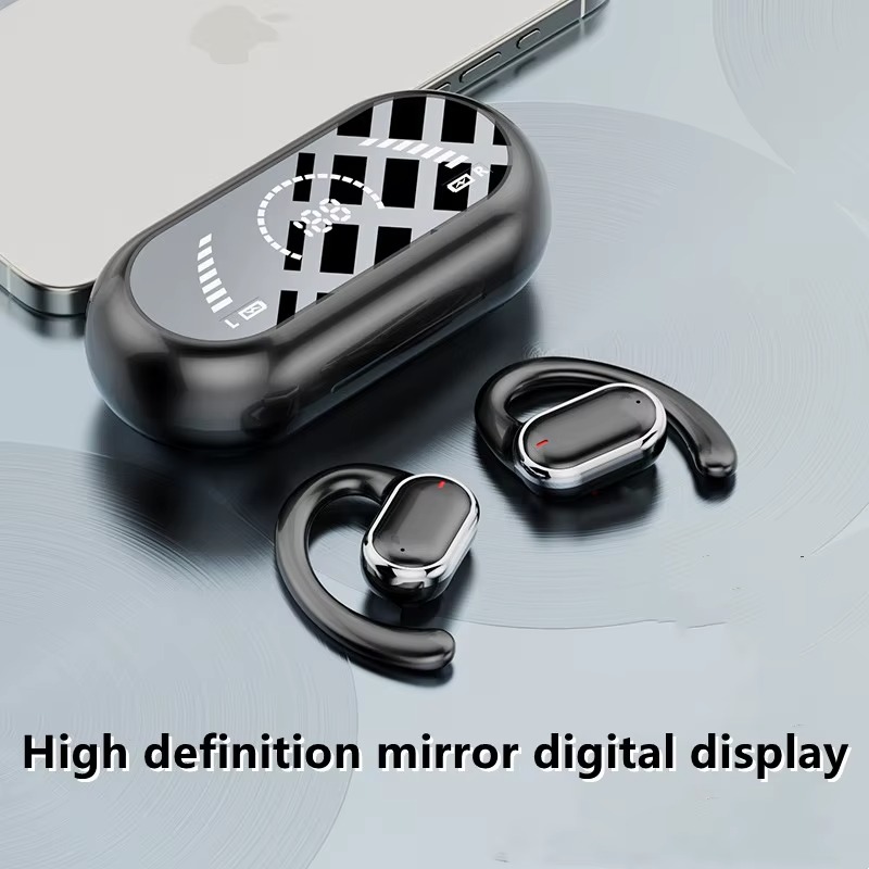 OWS Oorhaak Koptelefoon Bluetooth 5.3 Lage Latency Gaming Sport Headset HiFi Stereo Ruisonderdrukking Oordopjes Universele Hoofdtelefoon