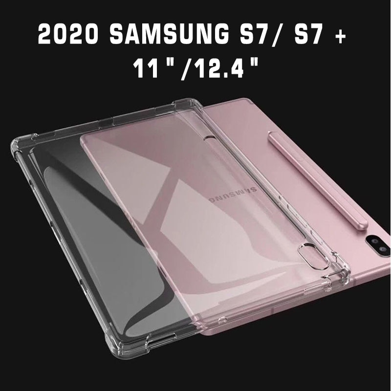 Resistant case For Samsung Galaxy Tab S7 11 T870 T875 Clear Case For Samsung TAB S7 12.4 T970 T975 TPU Case