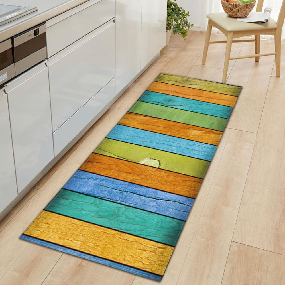 Long tapis de cuisine tapis de bain tapis de sol maison entrée paillasson Tapete absorbant chambre salon tapis de sol tapis de cuisine moderne