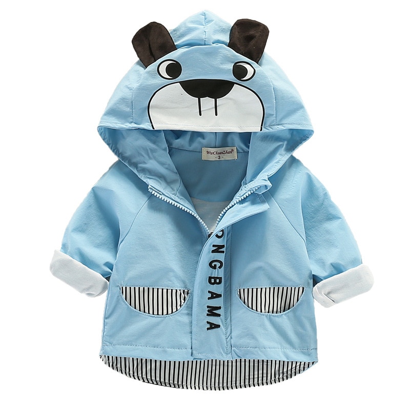 lente herfst Baby Jongens Meisjes Jassen Baby Blazer Bovenkleding rash guards Peuter Schattige beer Cartoon Jas Kids Kleding 0-2Y