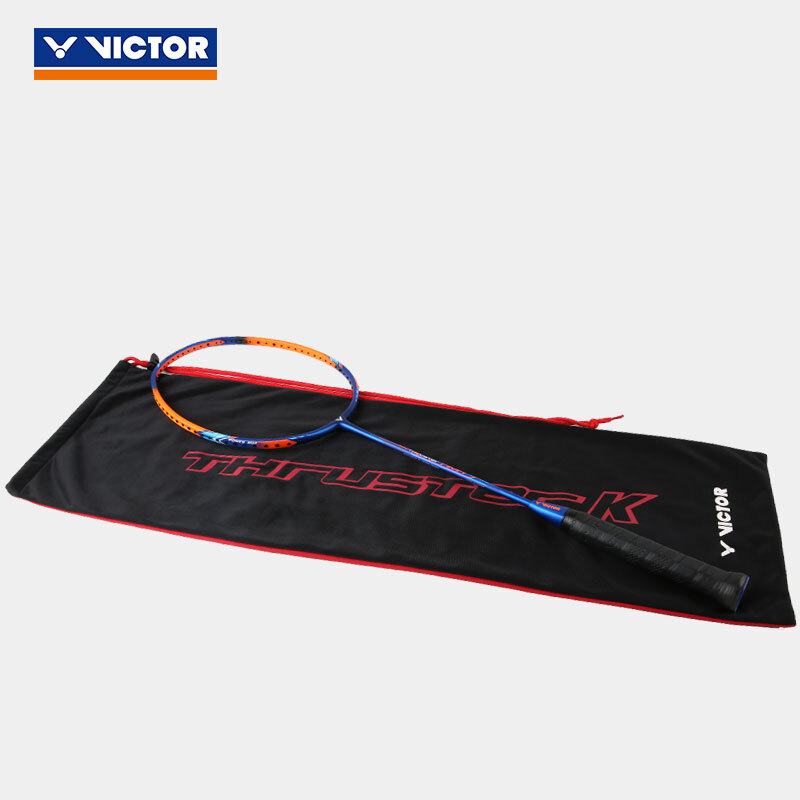 Raqueta de bádminton Victor Original, raqueta de bádminton ligera de carbono de un solo disparo, TK-HMR