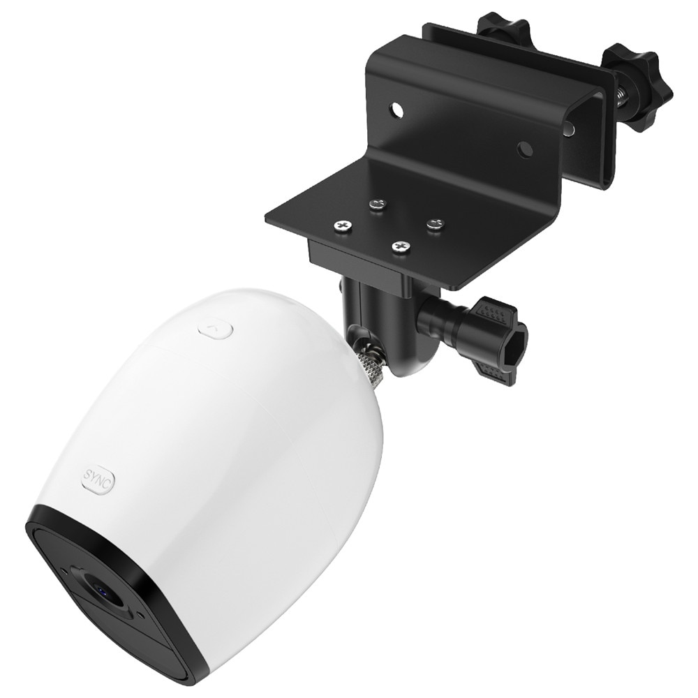 Montagem da calha para arlo pro 2, arlo ultra, arlo pro, arlo hd câmera ao ar livre à prova de intempéries telhado calha câmera de segurança suporte de montagem