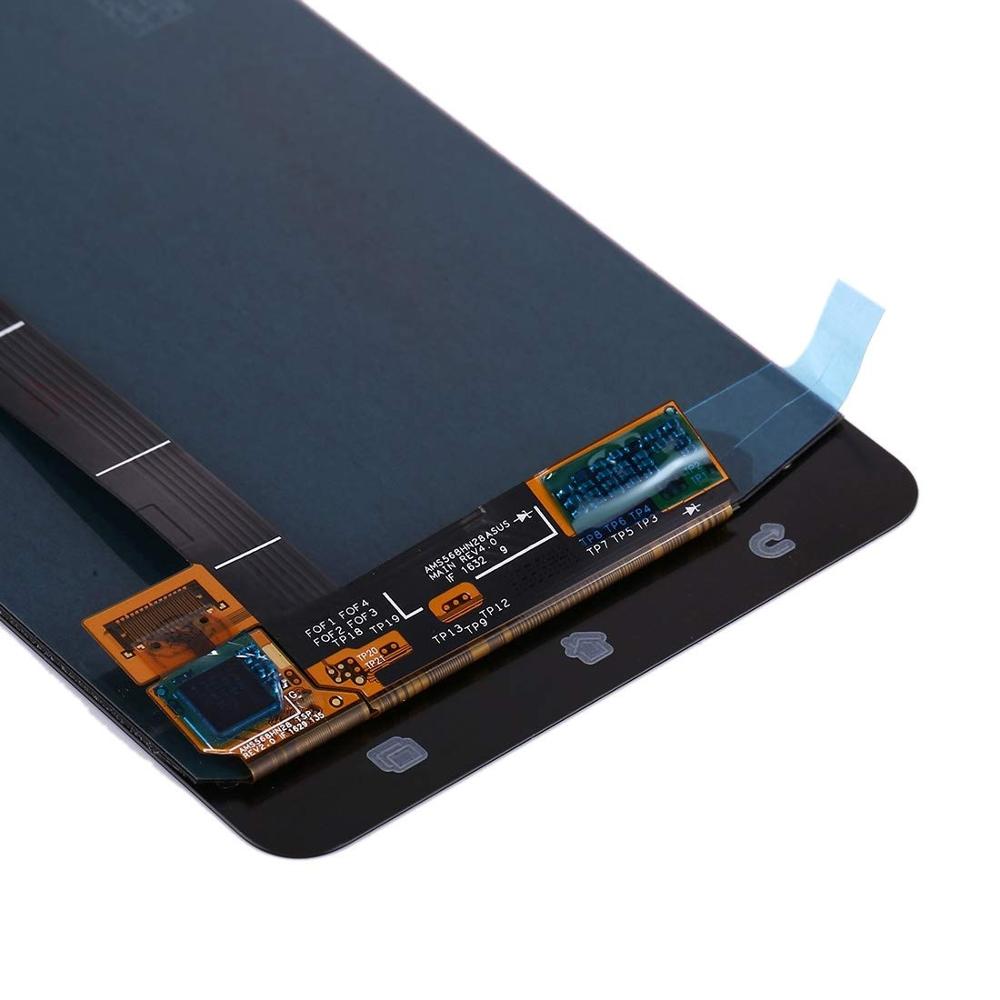 Tela de reposição para asus zenfone, tela de reposição lcd de 5.7 ", deluxe zs570kl z016d zs550kl z01fd