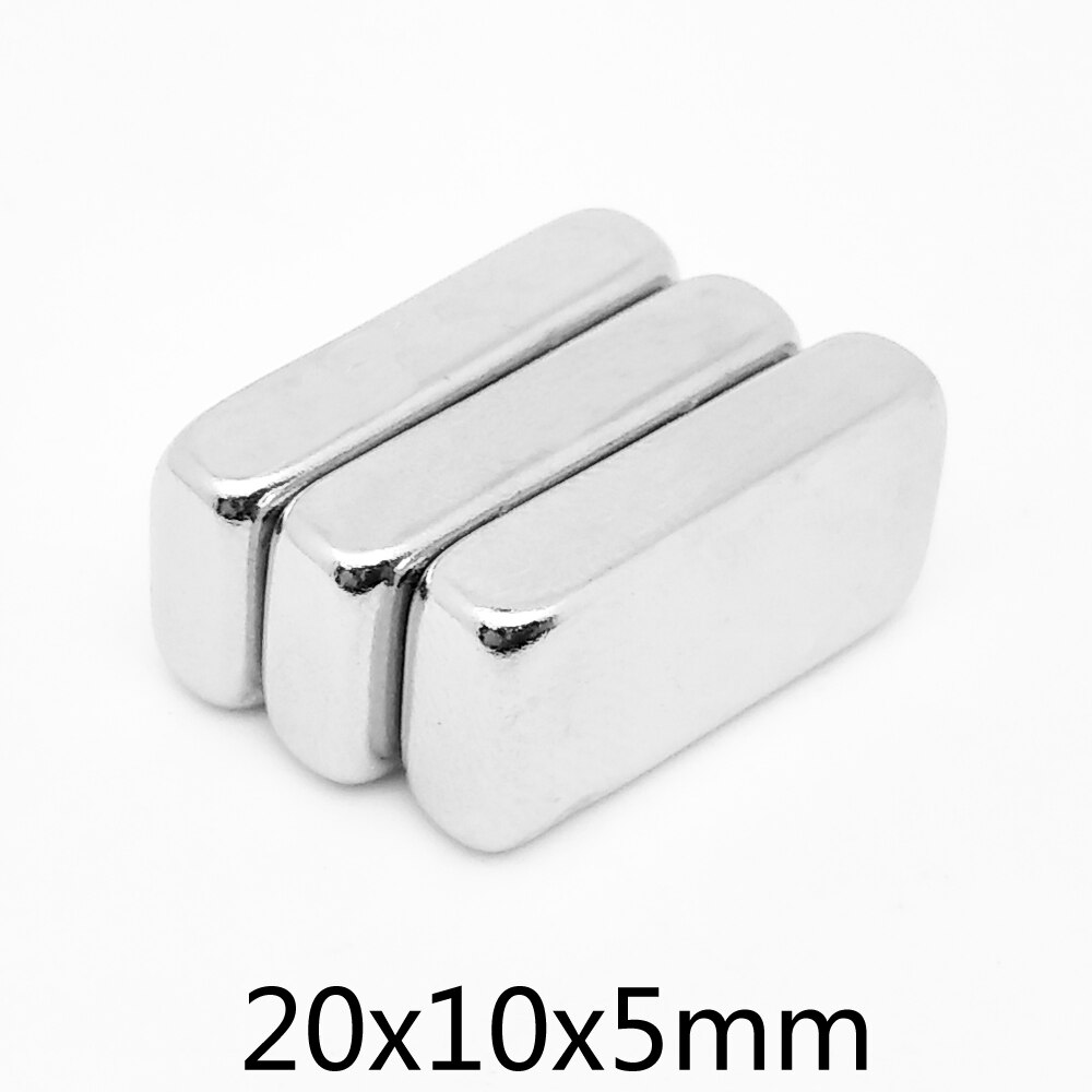 2/5/10/20/30/50PCS 20x10x5 Quadrate Powerful Strong Magnetic Magnets 20x10x5mm Block Neodymium Magnets 20*10*5 Permanent Magnet