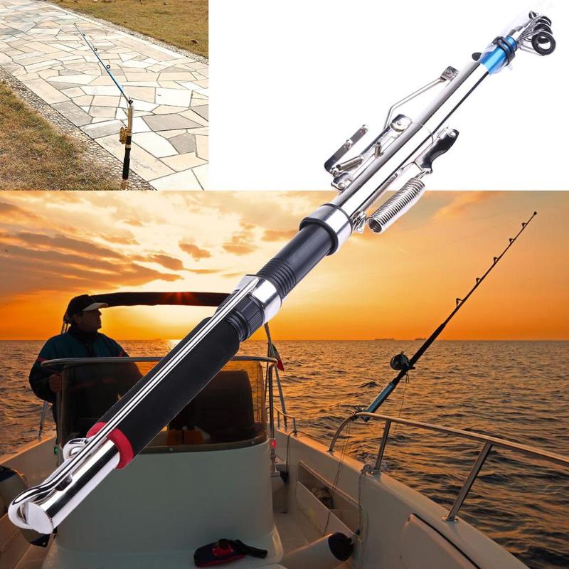 2.4m Automatic Fishing Rod Pole Sensitive Telescopic Ice Glass Fiber Sea Device Sea River Lake Pole Fishing Tackle Pesca