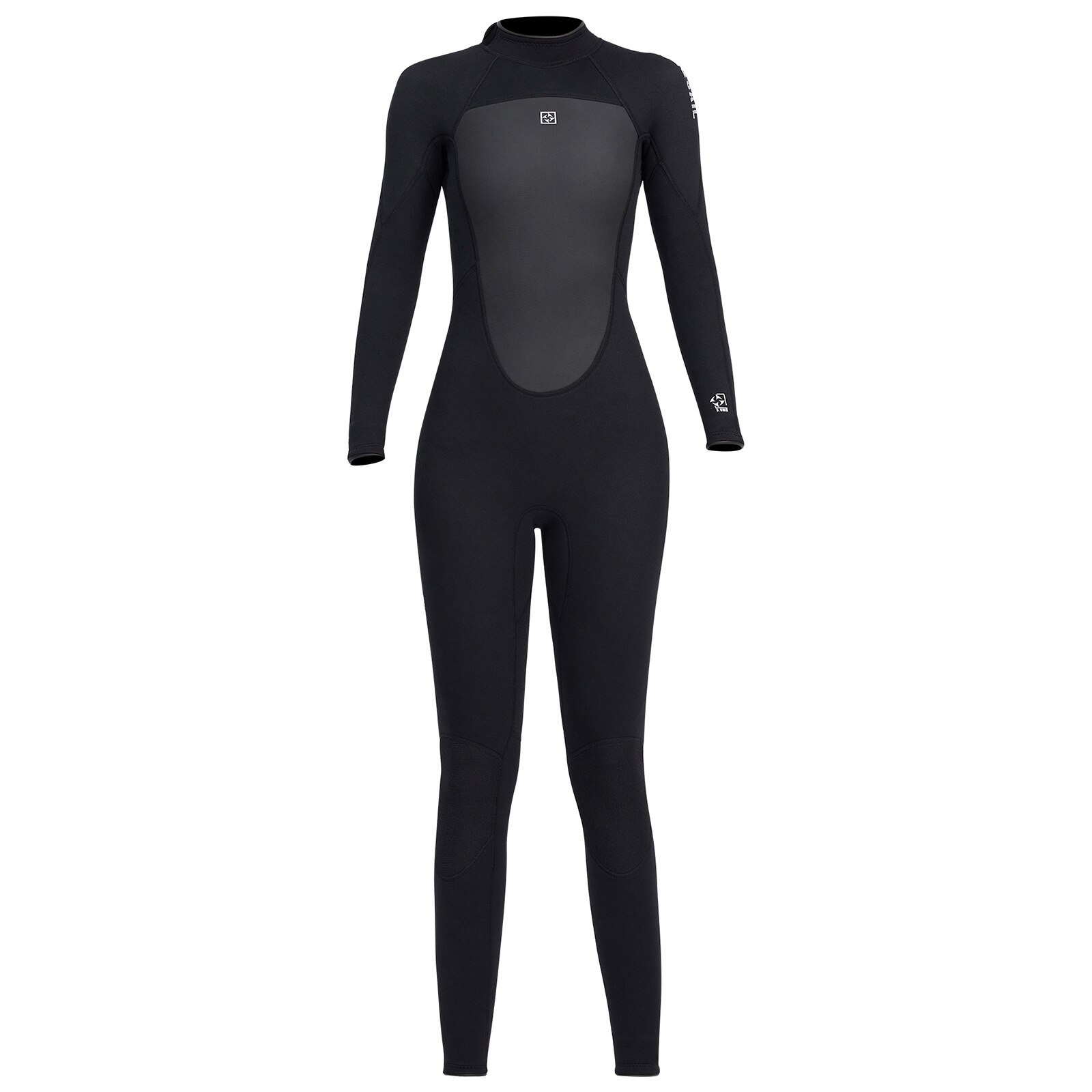 Prämie 3MM Neopren Neoprenanzug Frauen Einteiliges Anzüge warm Halten Surfen Tauchen Tauchen Anzug Angeln Speerfischen Kitesurf Frauen neoprenanzug: Schwarz 02 Pro Frauen / XL