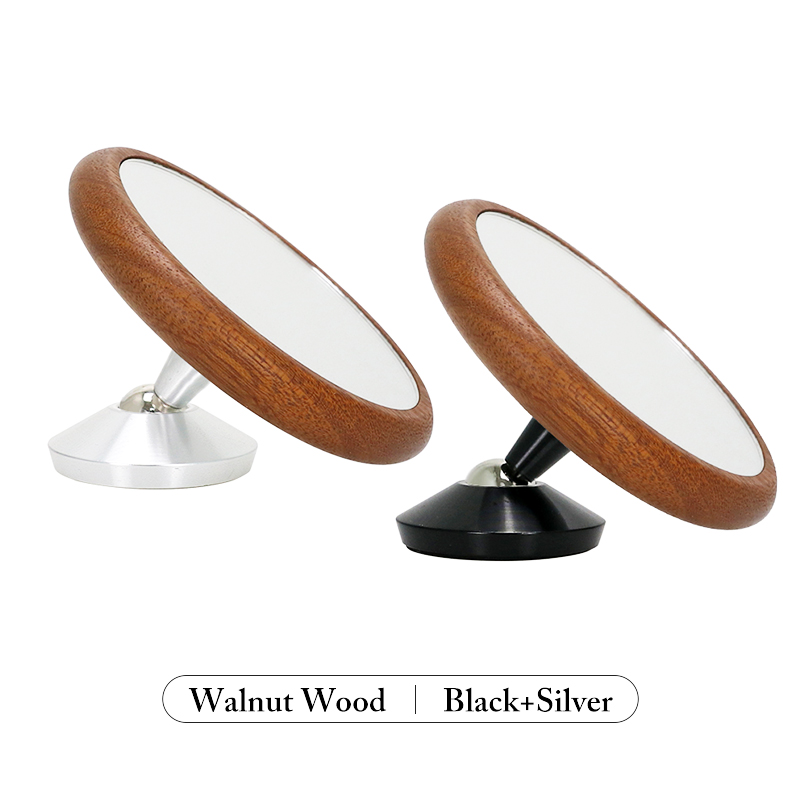 Espresso Shot Mirror Magnetic Attraction Coffee Extraction Mirror 360 Degrees For Observing Bottomless Portafilter Accessories: light yellow