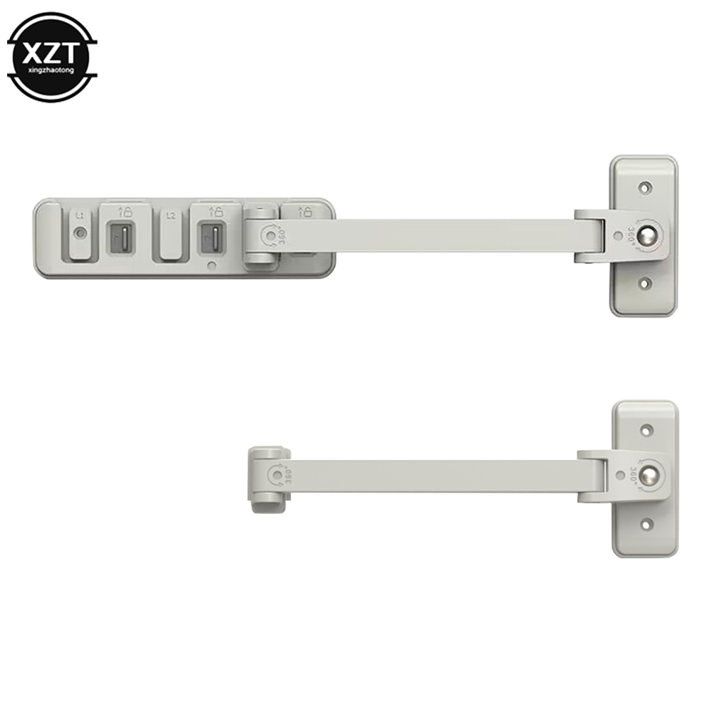 Anti-Open Fall Adjustable Window Buckle Home Window Safety Lock for Baby Security Protection Sliding Door Limit Holder Locks