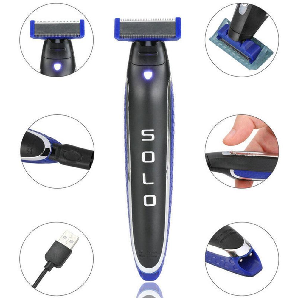 MicroTouch-Afeitadora eléctrica multifunción para hombre, máquina de afeitar con bordes recargables, para cabeza calva