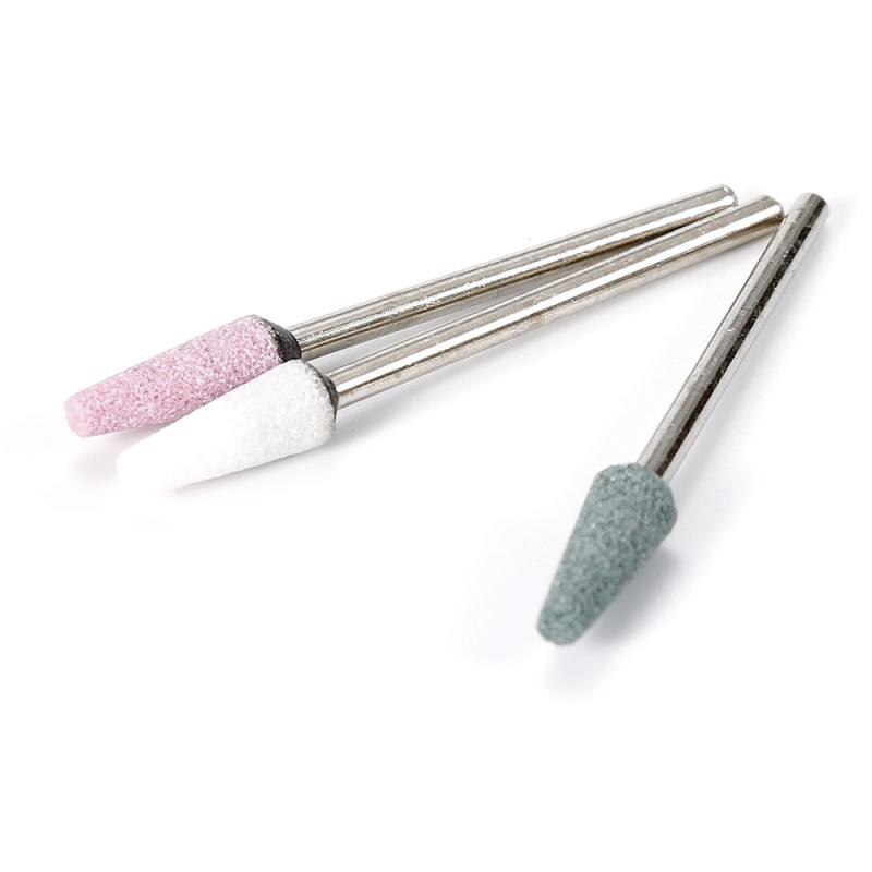 Silicon Carbide Carborundum Grinding Wheel Bit Head Polishing DIY Nail Art Tools Shank Jade Stone Carving Polishing