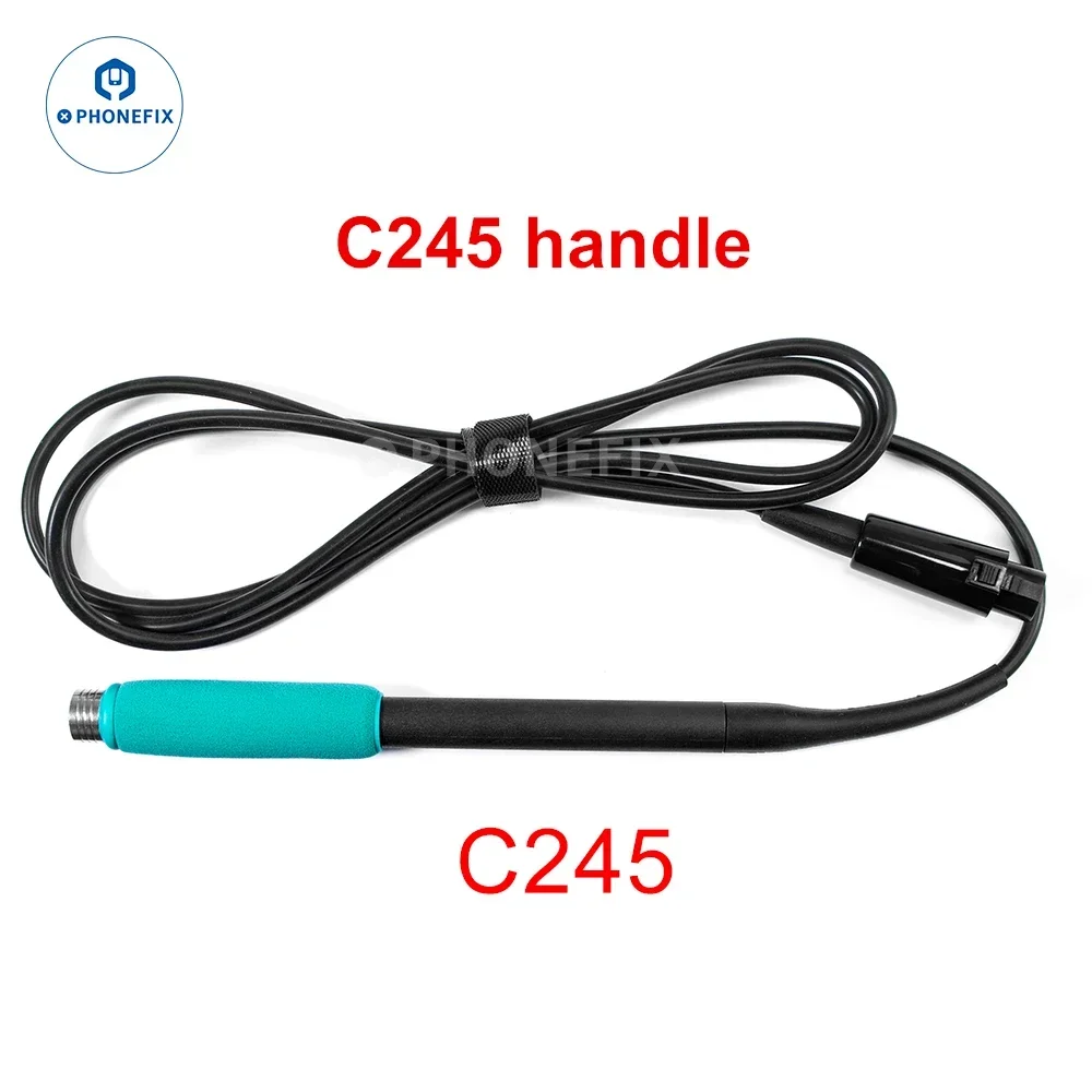 Sugon alça de solda t245 t210 t12 t115 alça de estação para jbc sugon aifen a9 a9pro t26d a902 aixun t3b t3a kit de ferramentas de ferro de soldagem: Cinza claro