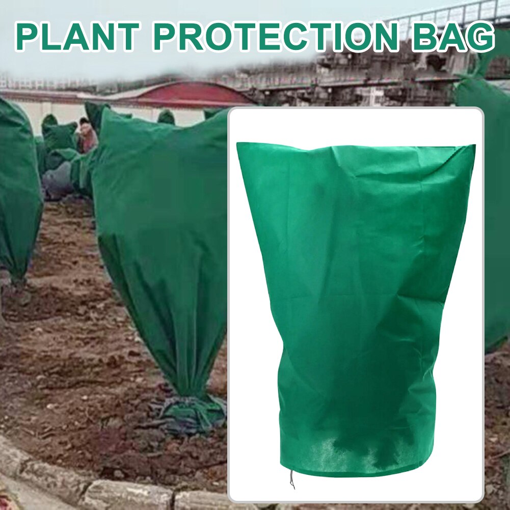 Drawstring Plant Cover Winter Frost Freeze Biting Protection Tree Shrub Blanket Easily Carrying Part Eco-friendly Tool