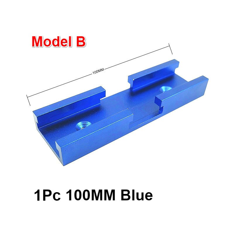 T-Track Intersection Kit Double Cut Profile Universal Cross T-track Connector with Predrilled Mounting Holes Woodworking Clamps: D