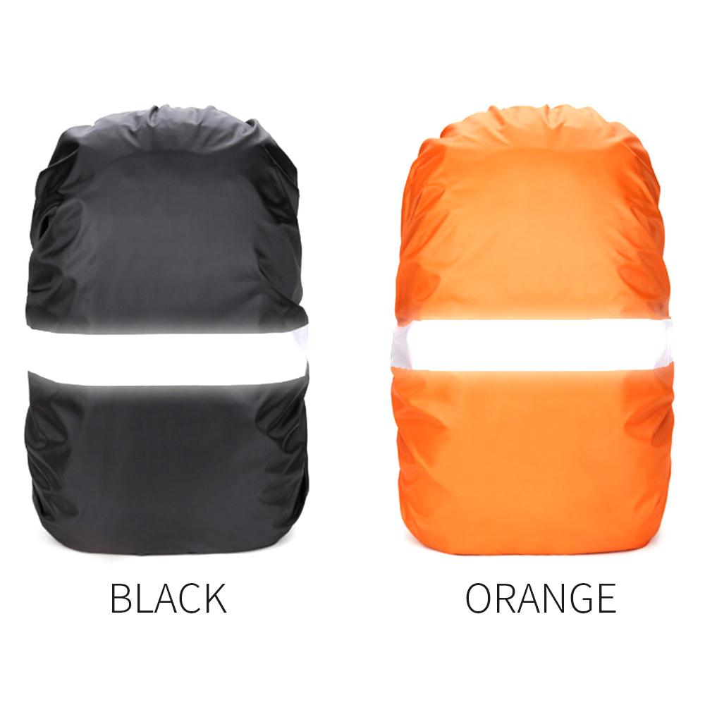 Lichtgewicht Bagage Bag Case Rugzak Regenjas Nylon Fietsen Waterdicht Onderdelen Reflecterende Cover Handig Reizen Tool