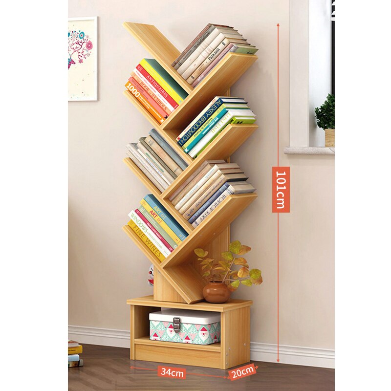 Eight-Layer Bookshelf Floor Simple Shelf Space Saving Bookcase Storage Rack Children's Picture Book Shelf: 3