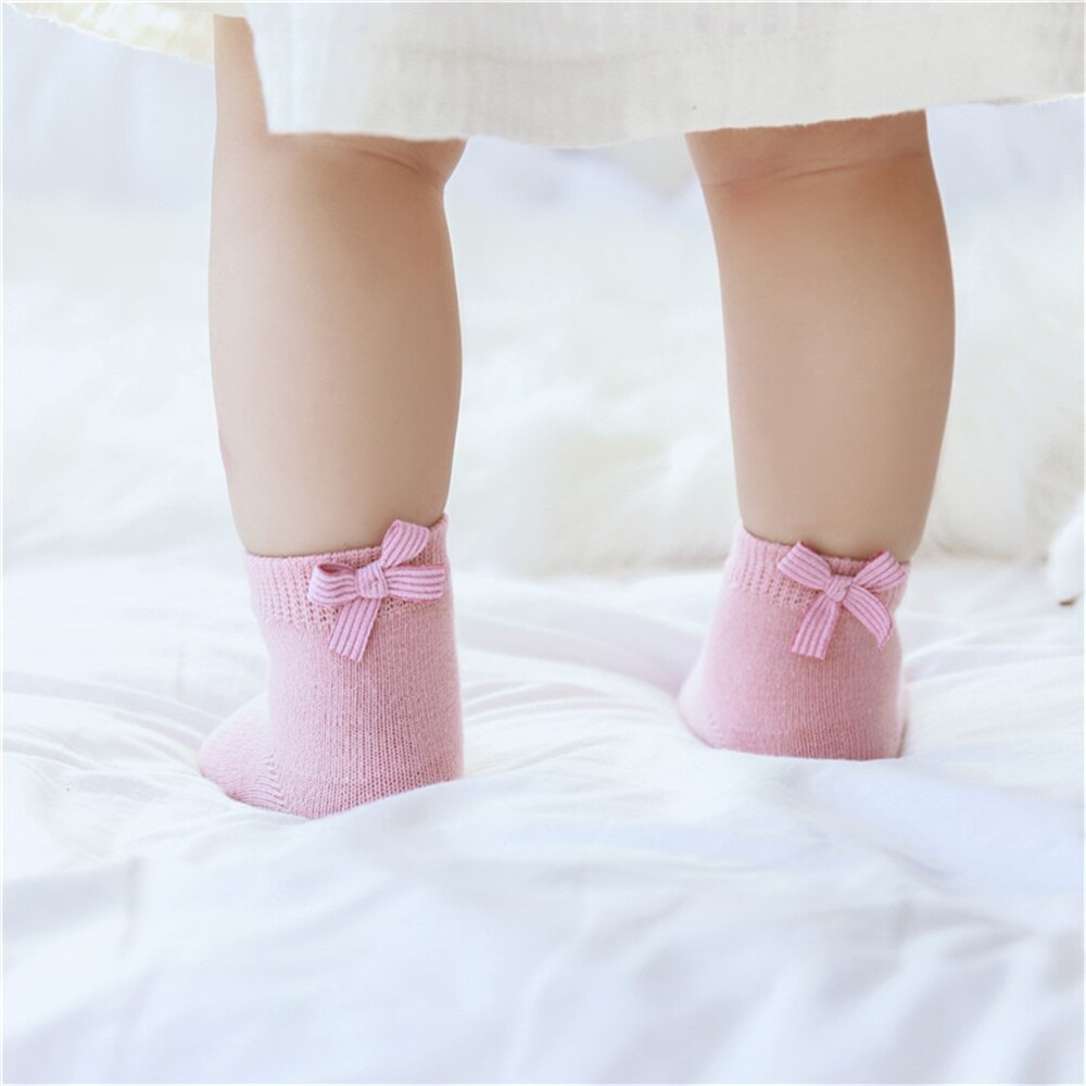 3 Paar Baby Meisje Sokken Gebreide Sokken Baby Antislip Zachte Katoenen Ademende Sokken Lente Zomer Herfst Baby Baby Kleding