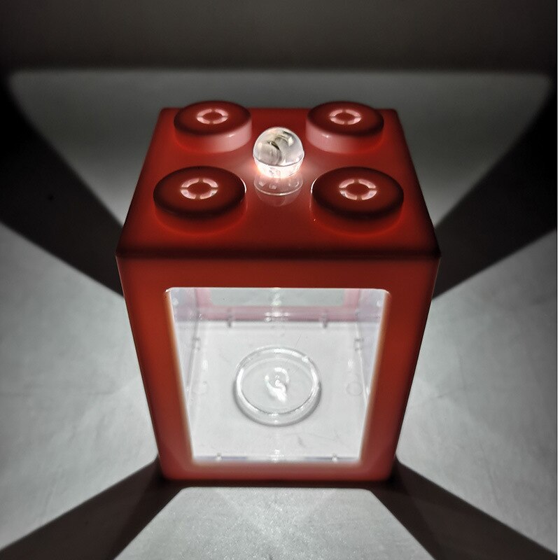 Office desktop small ecological fish tank ornamental shrimp tank ecological Mini Betta tank with light reptile accessories: Pink