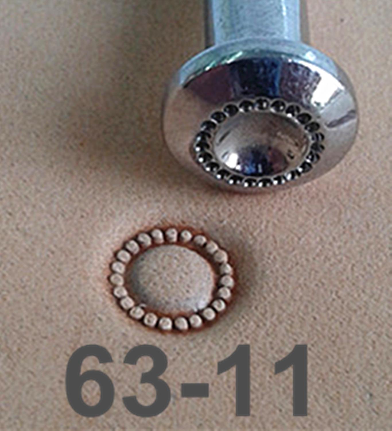 1pc Rvs Leather Craft Carving Stempelen Stempel Punch Stamper Tool Master Lederen Stamper-Beitel Prikken Iron Priem