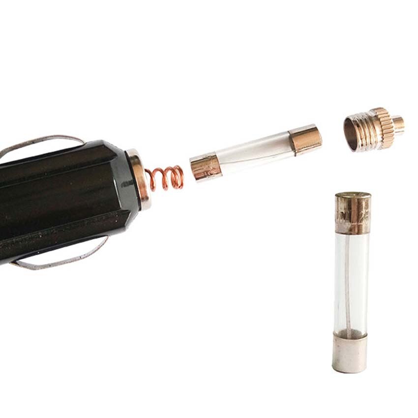 Zwart 1.8M Auto Koelkast Netsnoer Verlengkabel Conversie Plug 12V24VDC Sigarettenaansteker Kabel Universele