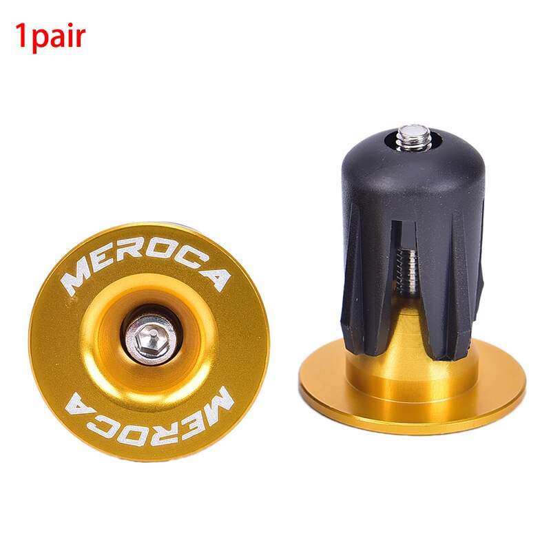 2 uds. De tapones para manillar de bicicleta, ligeros, de aluminio, antideslizantes, accesorios para bicicletas de montaña: YL