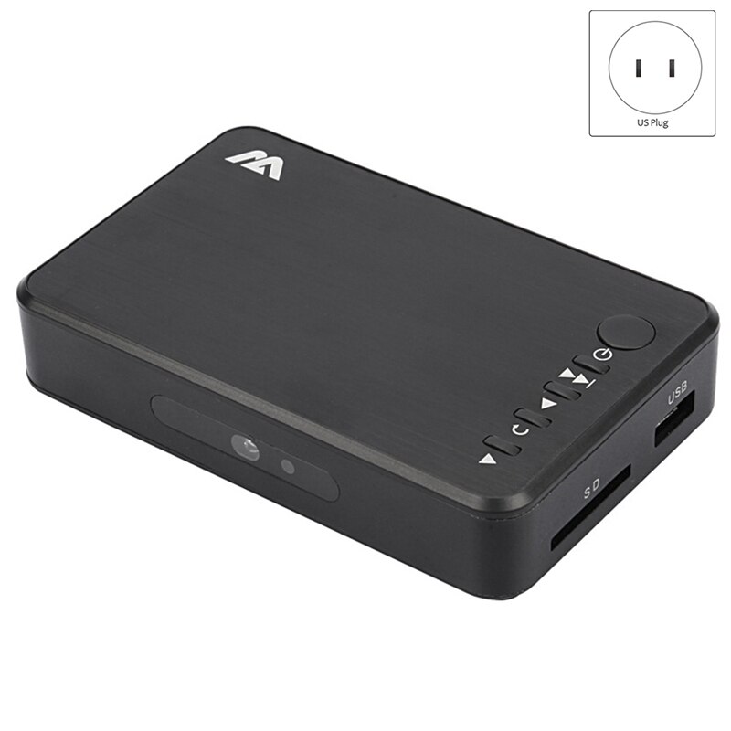 HD Media Player - 1080P HDMI/VGA/USB/SD-Karte Unterstützung - RMVB AVI MP3 MP4 MKV - Eingebauter Lautsprecher