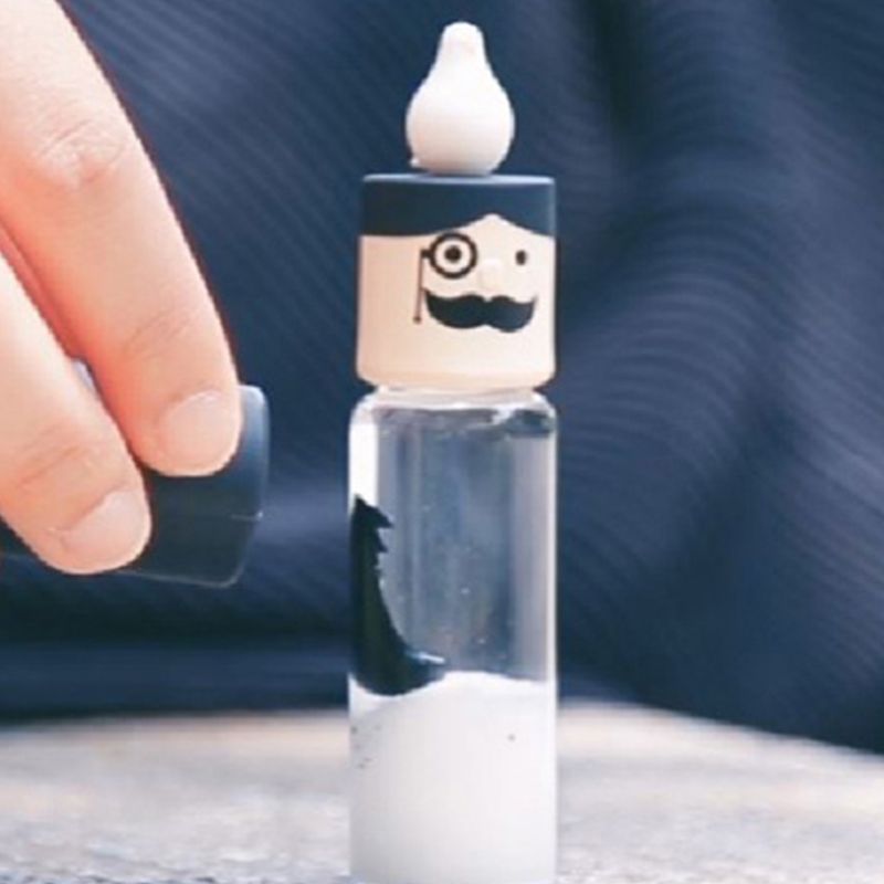 Bonne ferrofluide cylindrique dans une bouteille Anti-Stress jouets magnétique liquide affichage aimant drôle bureau jouet