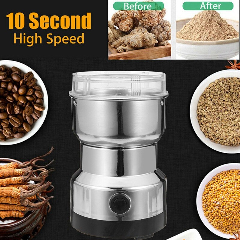Elektrische Koffiemolen Keuken Granen Noten Bonen Kruiden Korrels Grinder Machine Multifunctionele Blender