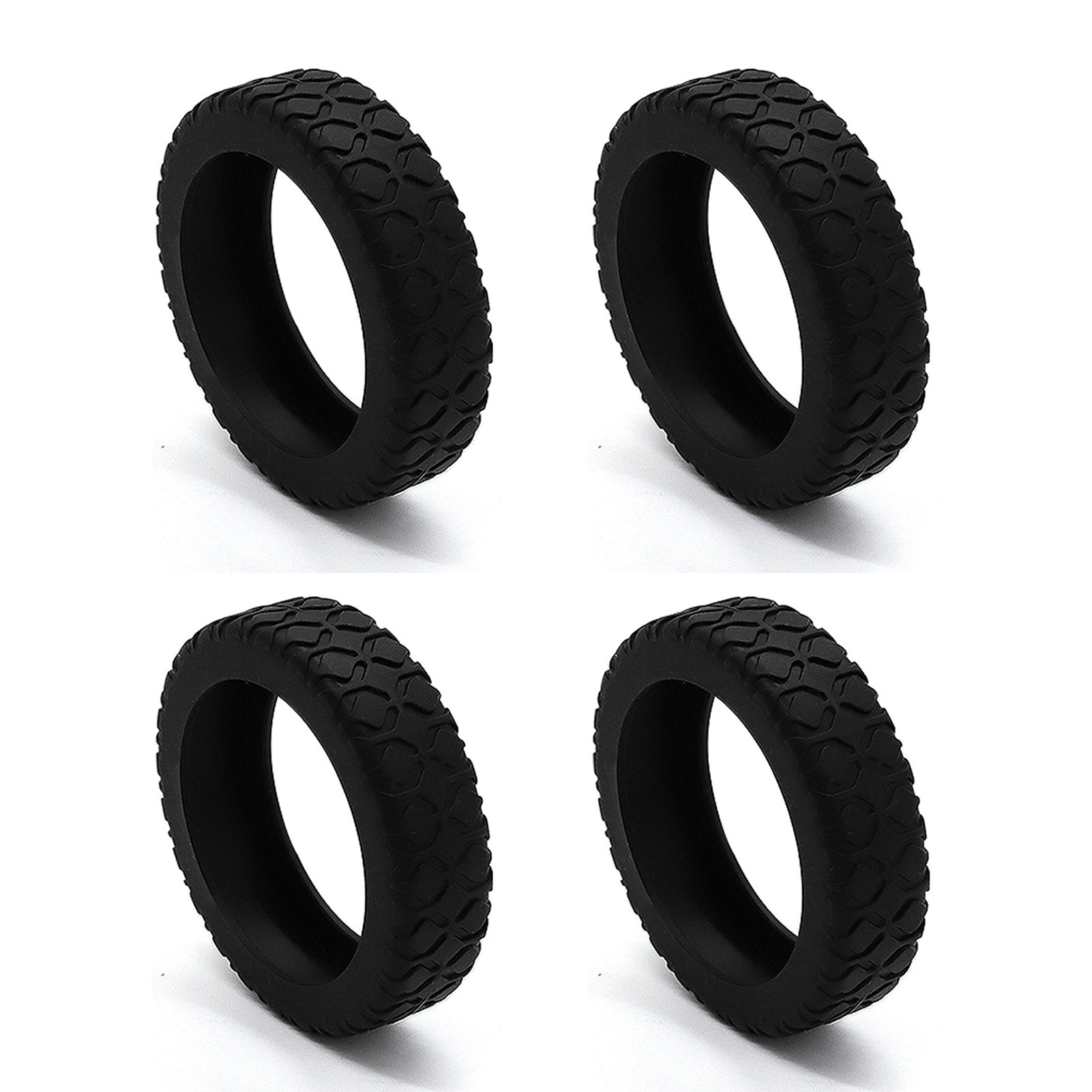 Protecteur de roues de bagages, petites pièces, housse de Protection en Silicone résistante à l'usure pour la plupart des roues Spinners