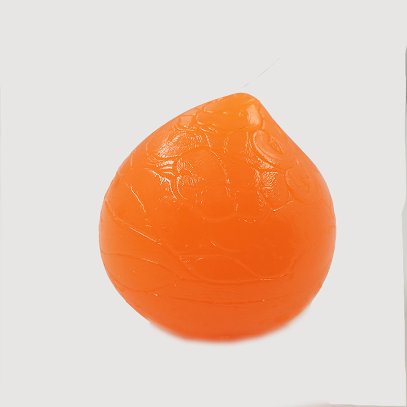 Silica Gel Grip Strength Ball Gym Fitness Finger Heavy Exerciser Strength Muscle Recovery Gripper Trainer Hand Grip Ball: Orange