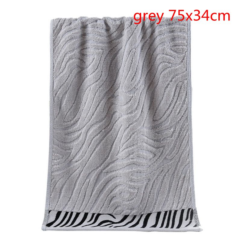 2020Yeae Juneiour 1pc broderie lavande serviette coton visage serviettes serviette de bain pour adultes débarbouillettes haute serviettes absorbantes: grey 75x34cm