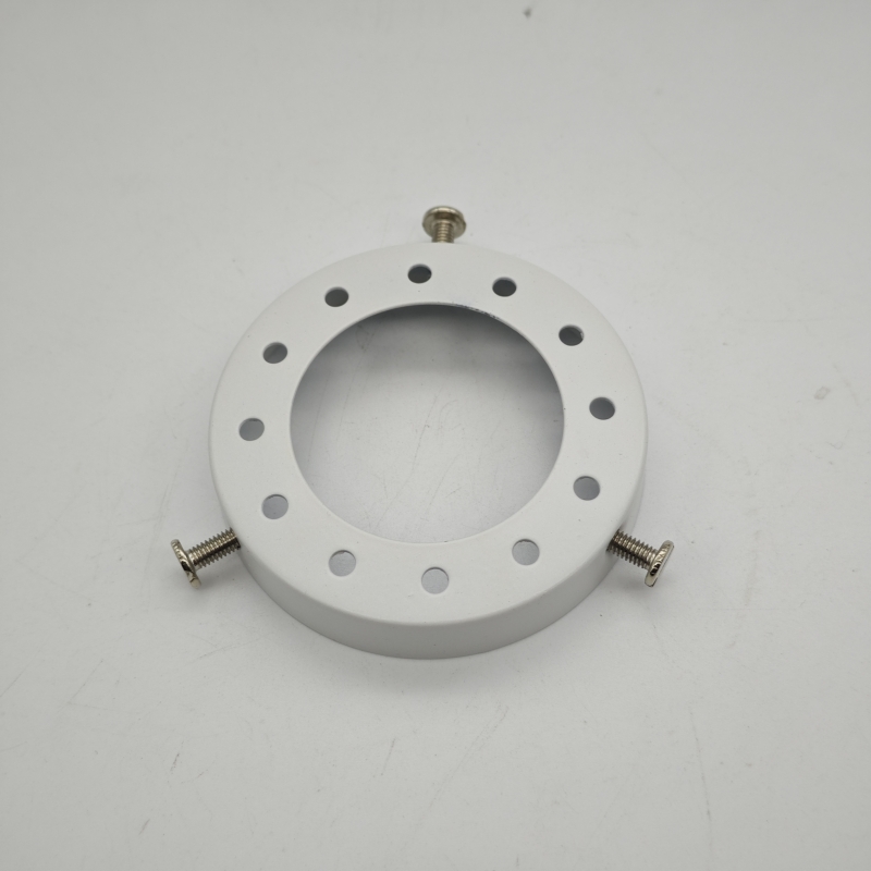 E27 Houder D70mm * H12mm Lampenkap Ring Fitter Ijzeren Schaduw Vaste Cup Vintage DIY Verlichting Schaduw en Socket Aangesloten Houder: Sky Blue