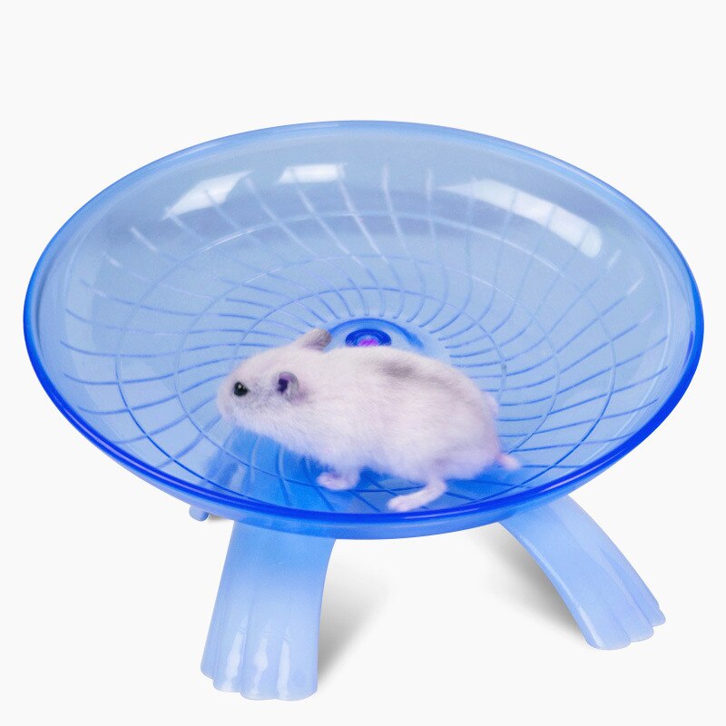 1PC Pet Exercise Wheel Hamster Running Disc Plastic 18cm Diameter Stable Silent Sport Jogging Wheel Pink Blue Color Removable