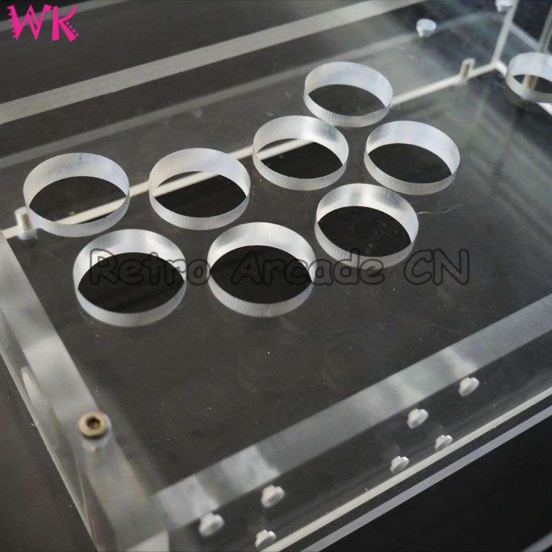 Arcade Stick Transparant Diy Case Rocker Frame Acryl Frame Shell Diygame Mobiele Telefoon Rocker Frame Arcade Stick Box