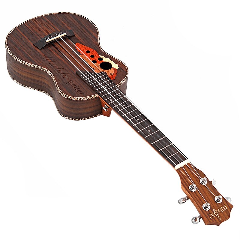 26 zoll Tenor Ukulele Trauben Klang See hawaiisch Gitarre 4 Saiten Palisander Ukelele einstellen mit Tasche