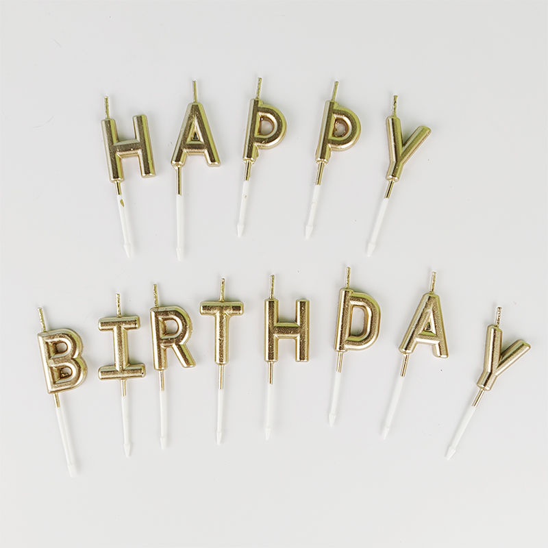 Bougies d'anniversaire avec lettres colorées, 13 paquets, lettres de fête pour enfants et adultes, couleur bonbon, décoration de gâteau: kaki foncé