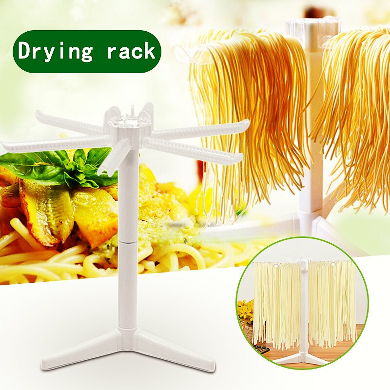Sammenklappelig pasta tørrestativ frisk spaghetti tørretumbler stativ nudler tørreholder hængestativ pasta køkken madlavningsredskaber