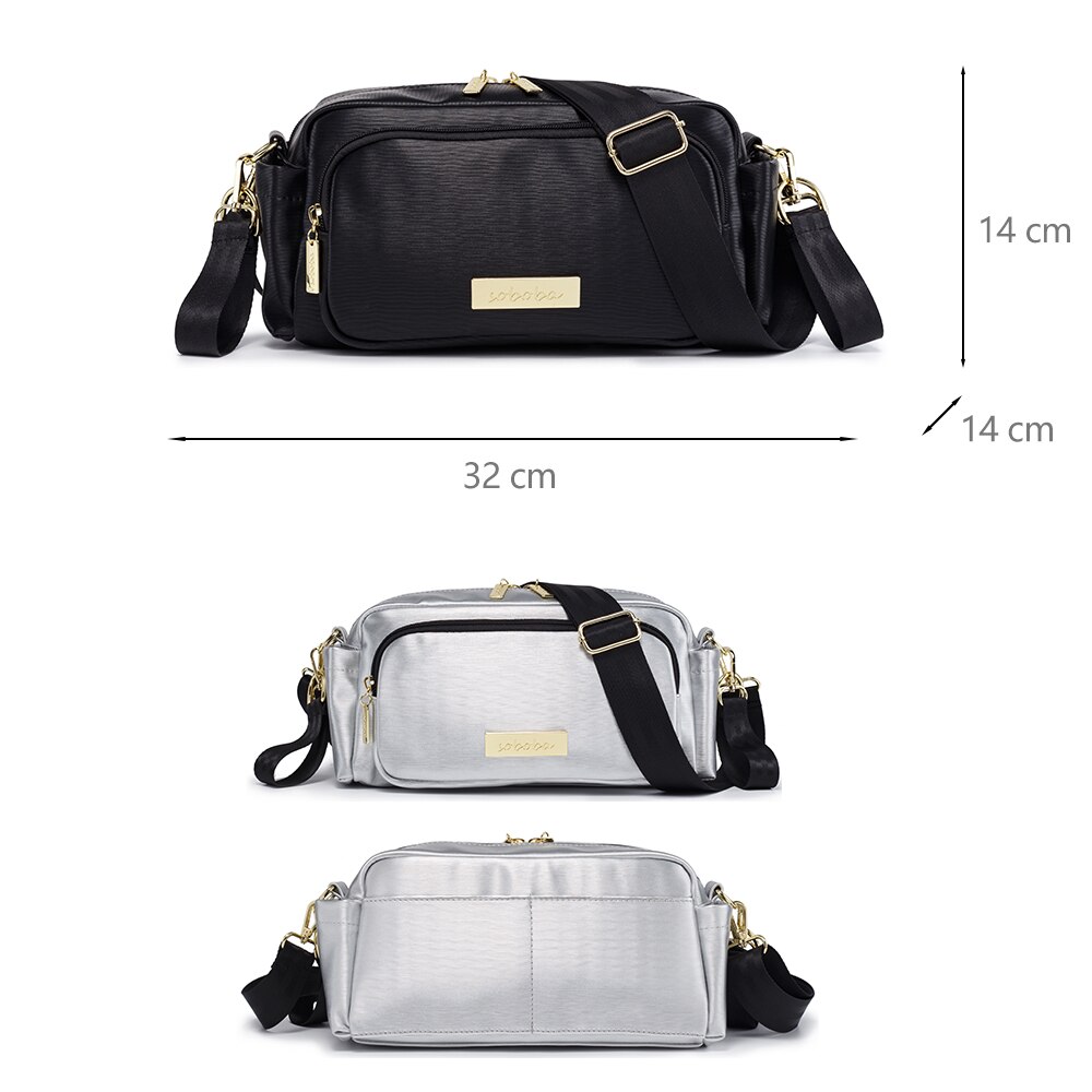 Soboba Luiertas Voor Mama Solid Mini Size Wandelwagen Zak Voor Pasgeboren Baby Buggy Kinderwagen Winkelwagen Mand Haak Kinderwagen Accessoires