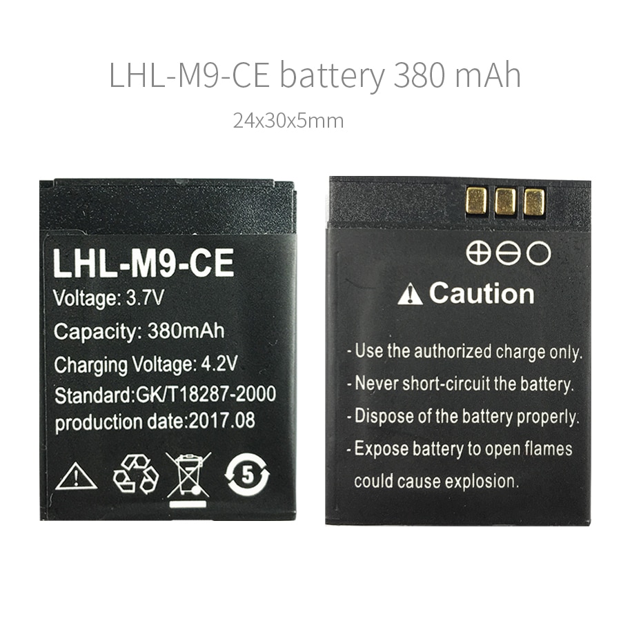 OCTelect LHL-M9-CE batterij voor smart watch phone 380mAh batterij voor LHL-M9-CE smart watch