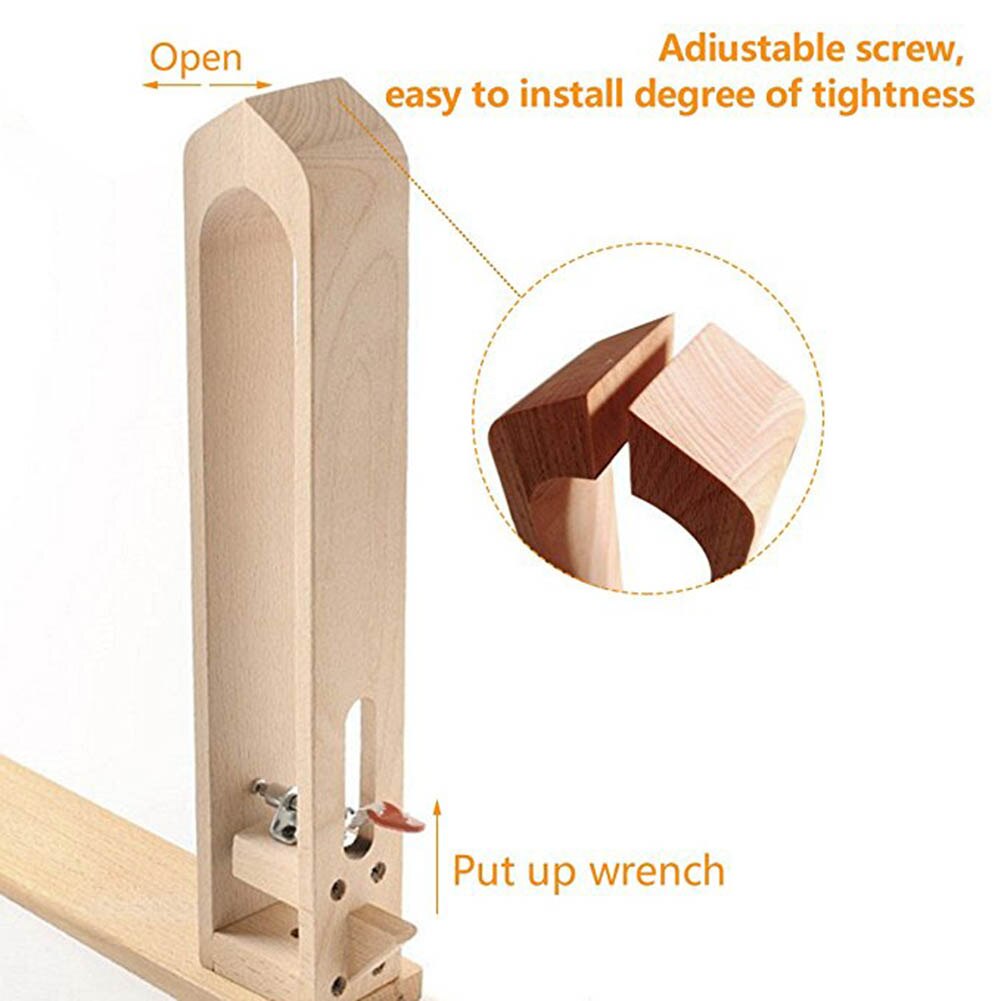 Laçage de Table en cuir et bois | Rotation à 360 degrés, couture de bureau pour la couture des outils de maroquinerie, meilleur prix