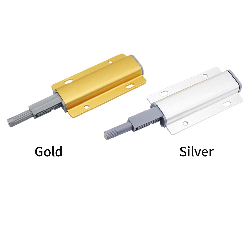 2 stk magnetlås tryk for at åbne magnetiske møbler hjemmeskuffe aluminiumslegering lukning dørlås hotelskab skab garderobe