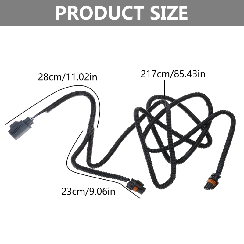Fog Lamp Wire Assembly Automotive Accessories for 1500 3.6L 5.7L Fog Light Lamp Wiring Harness Replace 68197065AA